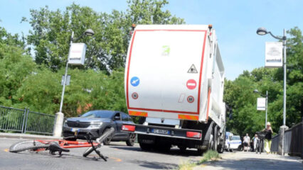 Reggio Emilia: ragazzino di 11 anni in bici travolto da un camion dei rifiuti
