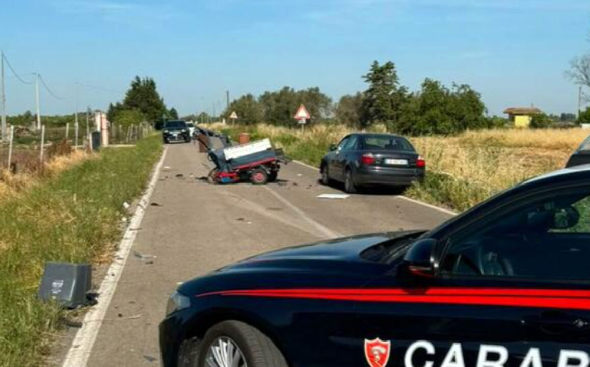 Cosimo Barbetta muore a Salice Salentino nello scontro Auto-Ape