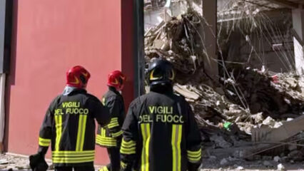 Messina: crolla una palazzina di tre piani a Pistunina. Tre feriti e oltre venti dispersi sotto le macerie