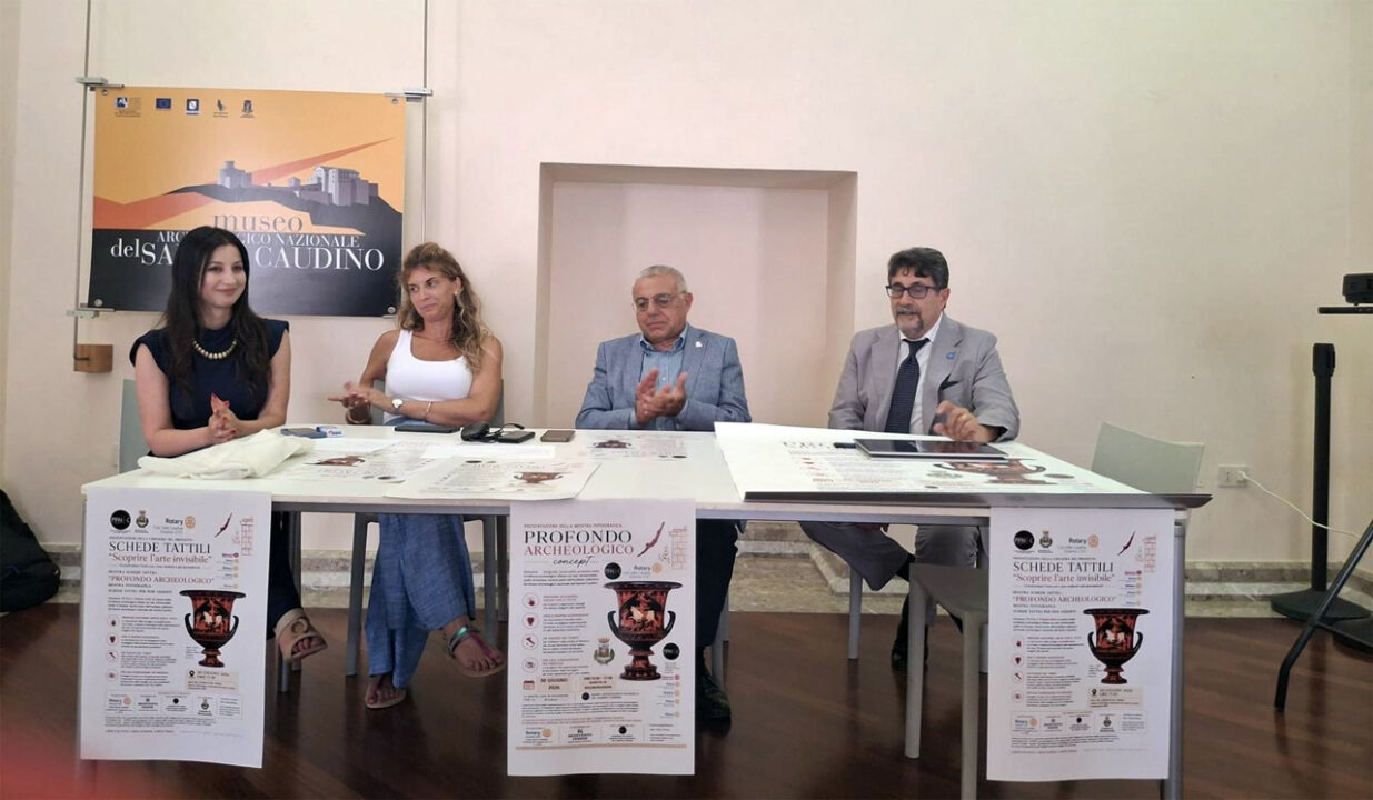 Il patrimonio del Sannio Caudino diventa accessibile con la mostra tattile Profondo Archeologico