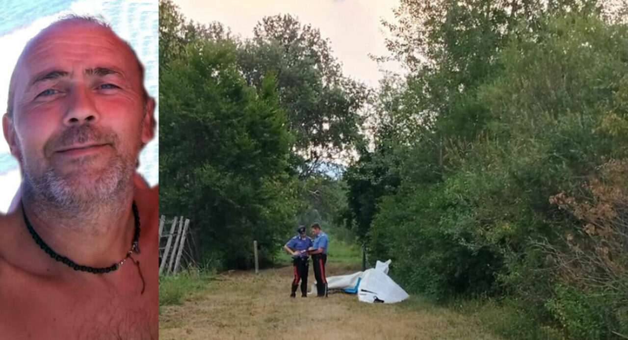 Revine Lago: precipita con il deltaplano nei vigneti, muore sul colpo il pilota Thomas Pizzedaz