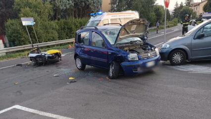Scontro tra auto e scooter a Pianoro, muore 63enne ferrarese