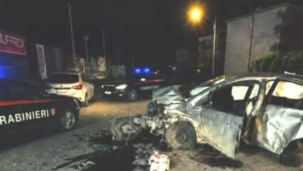 Palagonia: sbanda con l'auto nella notte, morti due ragazzi di 18 e 20 anni