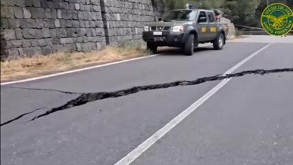 Forte scossa di terremoto sull'Etna a Ferragosto: spaccature sulla faglia della Pernicana ed evacuazioni. Riapre l'aeroporto di Catania