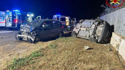 Tragedia tra Salice e Veglie, drammatico impatto frontale: muore una coppia di coniugi di Nocera Superiore