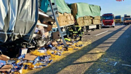 Verona, maxi tamponamento tra quattro camion: un giovane autista perde la vita e due feriti