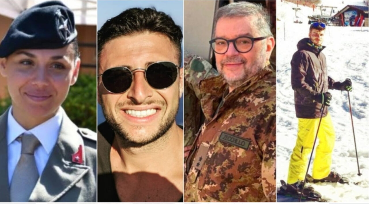 Elicottero dell’Esercito precipitato: ecco chi sono i quattro militari italiani morti 